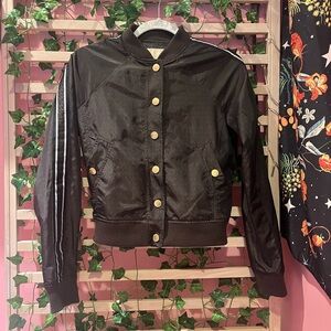 Stylish Black Bomber Jacket